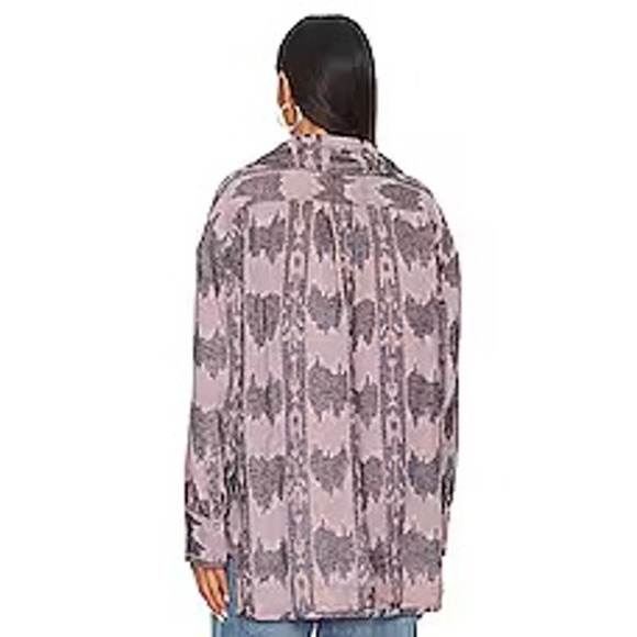 NWOT Free People Izzie Cargo Jacquard Shacket size SMALL - Picture 4 of 8